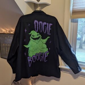 NWOT Rare Disney Spirit Halloween Nightmare Before Christmas Shirt Jacket
